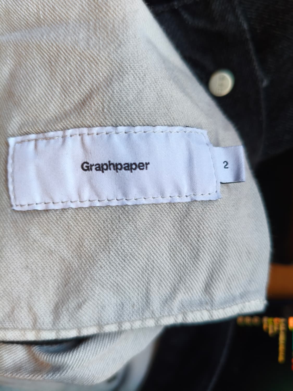 그라프페이퍼 셀비지 5포켓 와이드 스트레이트 데님 팬츠 판매합니다 상품이미지8