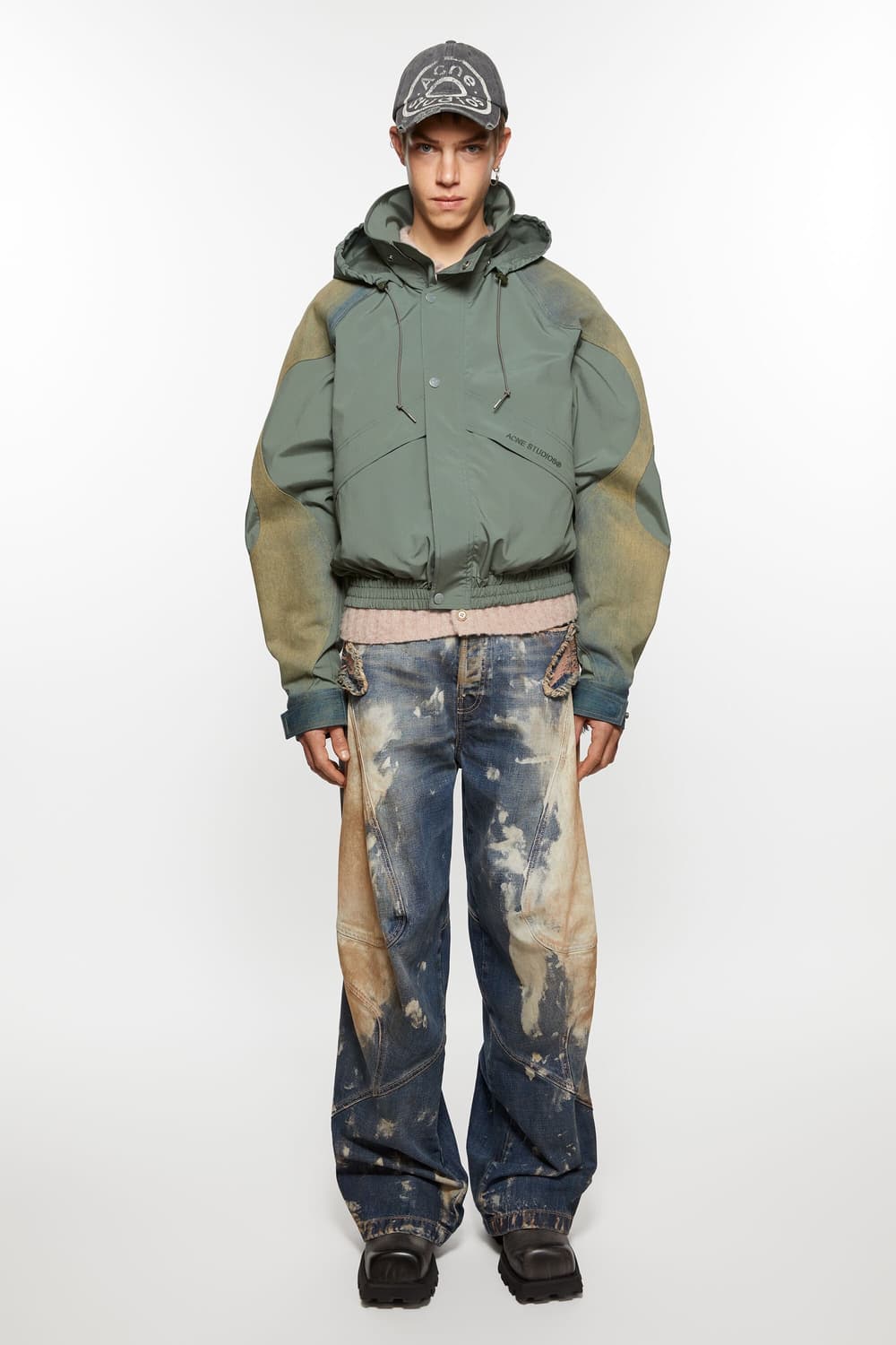 Acne Studios 컬러 패널 후드 자켓 상품이미지1