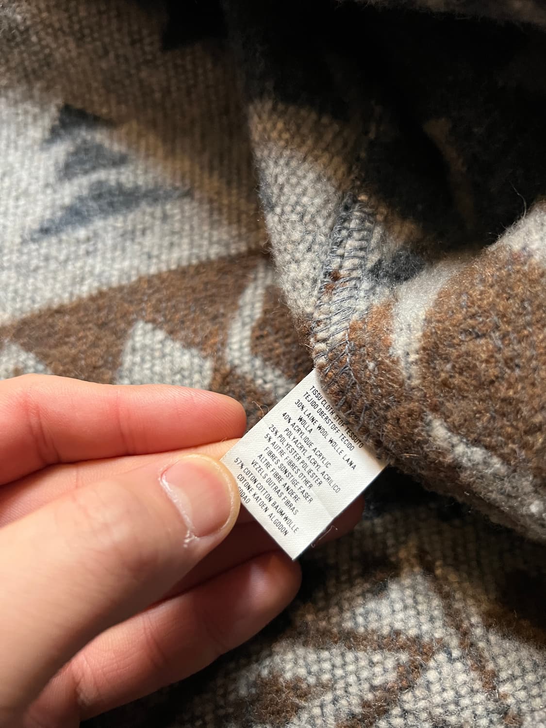 [XL]USA 빈티지 나바호 패턴 울 자켓 상품이미지7