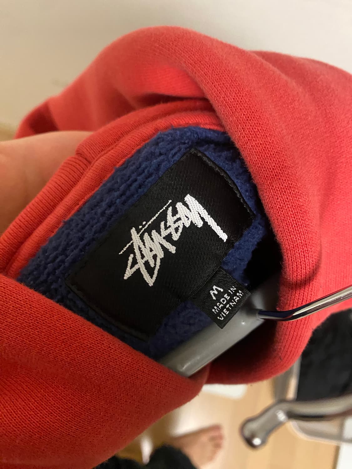 스투시 투톤 후디 M 상품이미지2