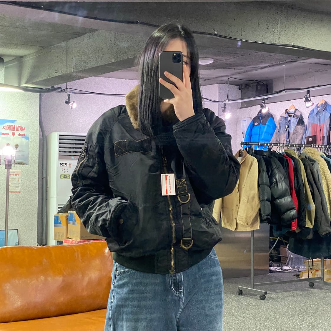 알파인더스트리 55주년 B-15 항공점퍼 자켓 B4074  상품이미지1