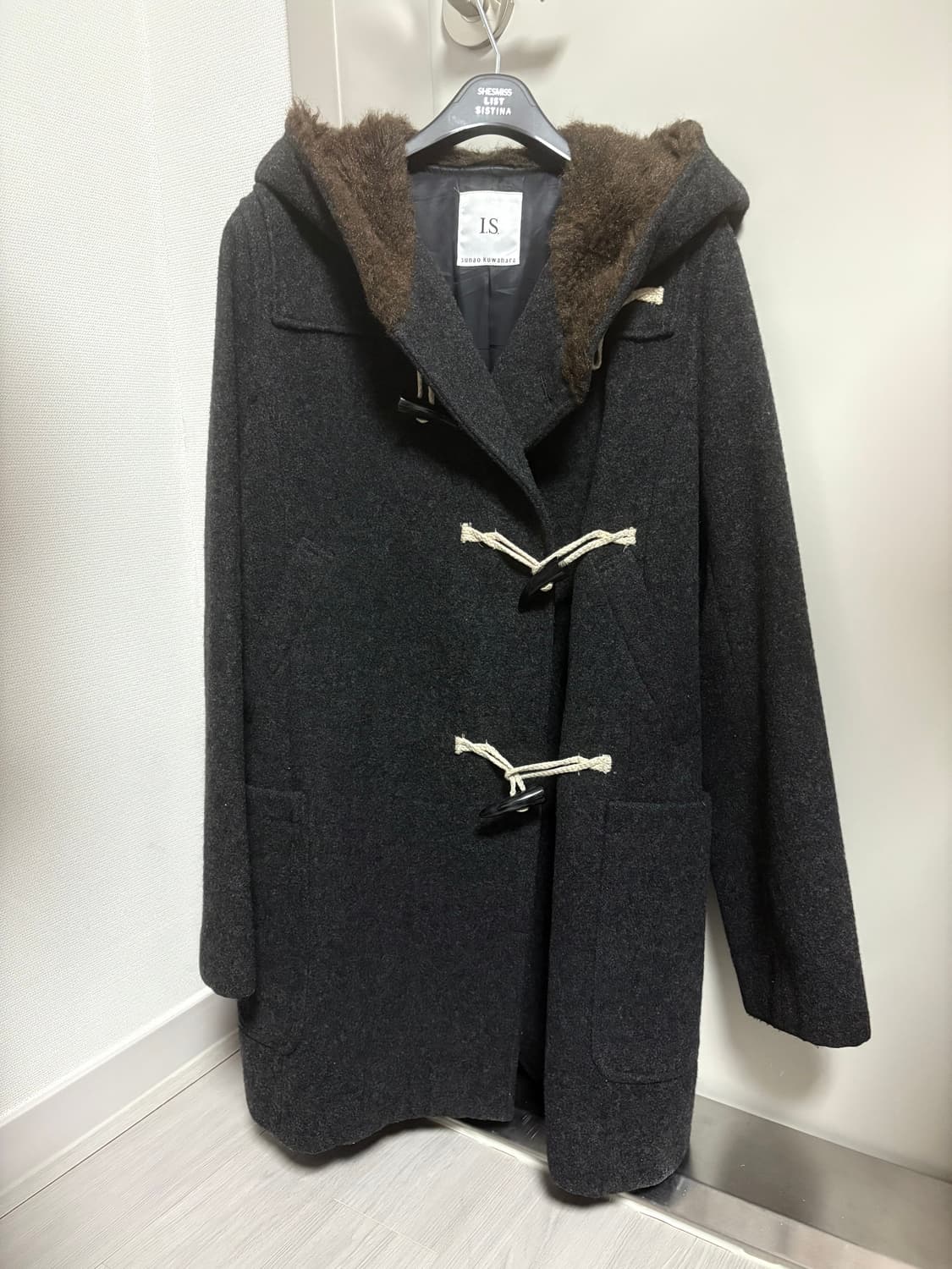 I.S. SUNAO KUWAHARA 수나오쿠와하라 더플 코트 상품이미지4