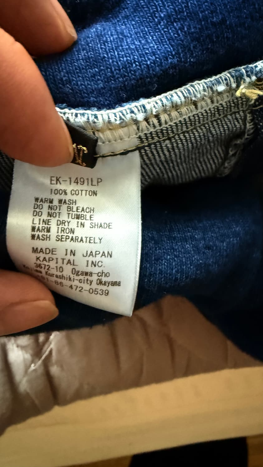 KAPITAL 캐피탈인디고데님팬츠 상품이미지5