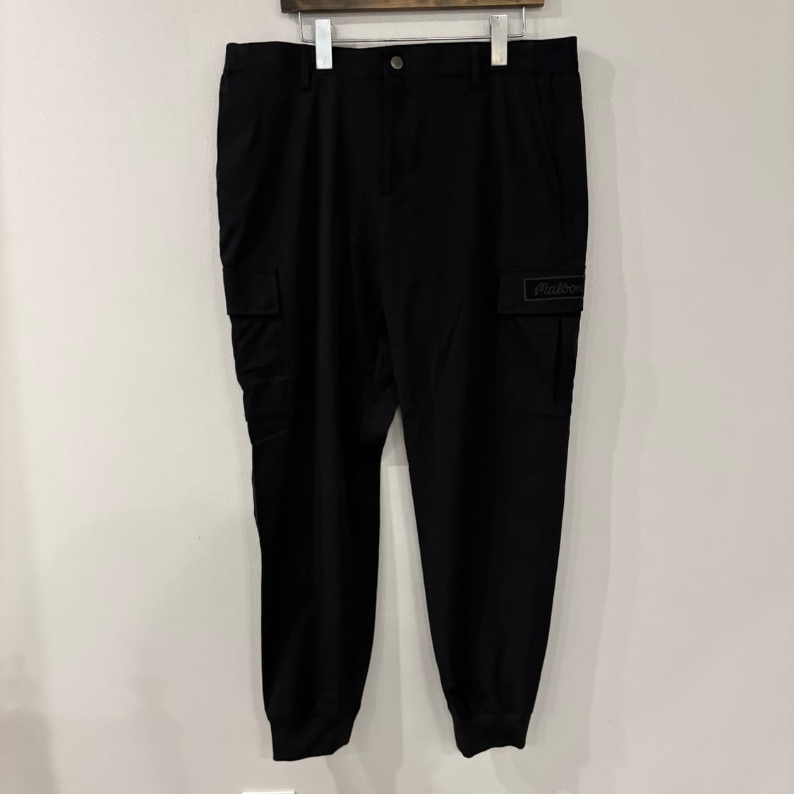 말본 블랙 카고 조거팬츠 XXL 상품이미지1