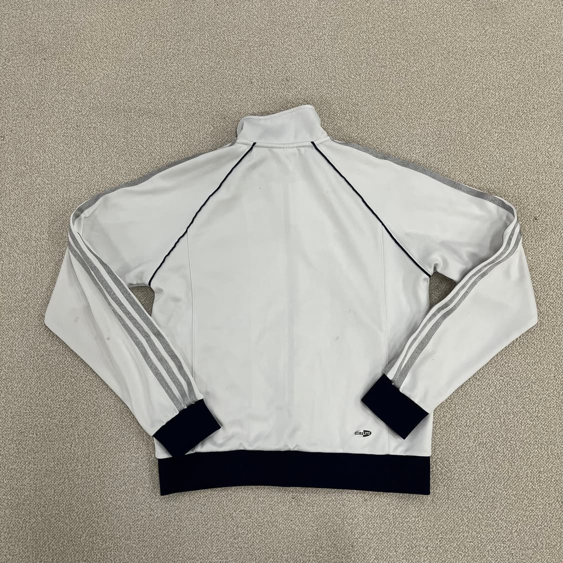95 아디다스 화이트 실버 트랙탑 집업 0209M1 상품이미지5