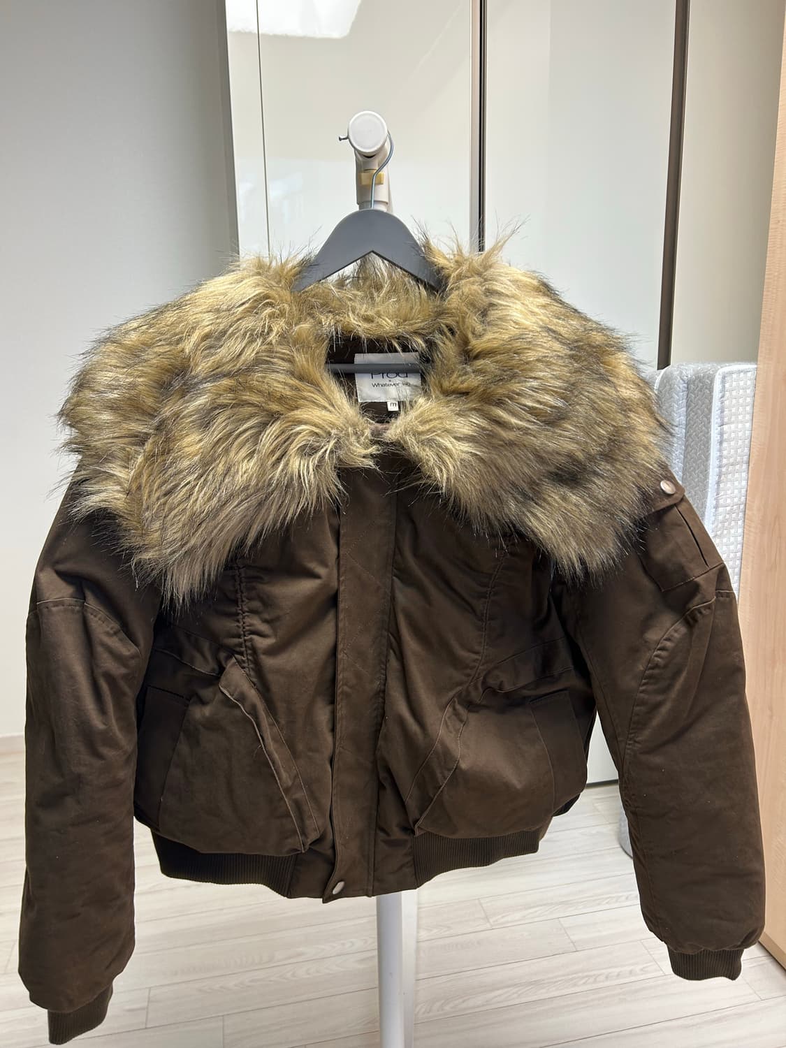 PROD brown faux down jacket 상품이미지3