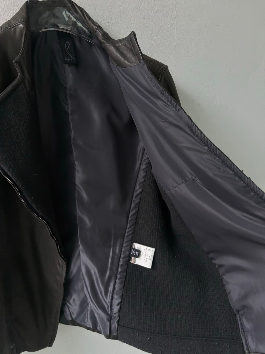 일라리아 니스트리 사선 램스킨 자켓  상품이미지6