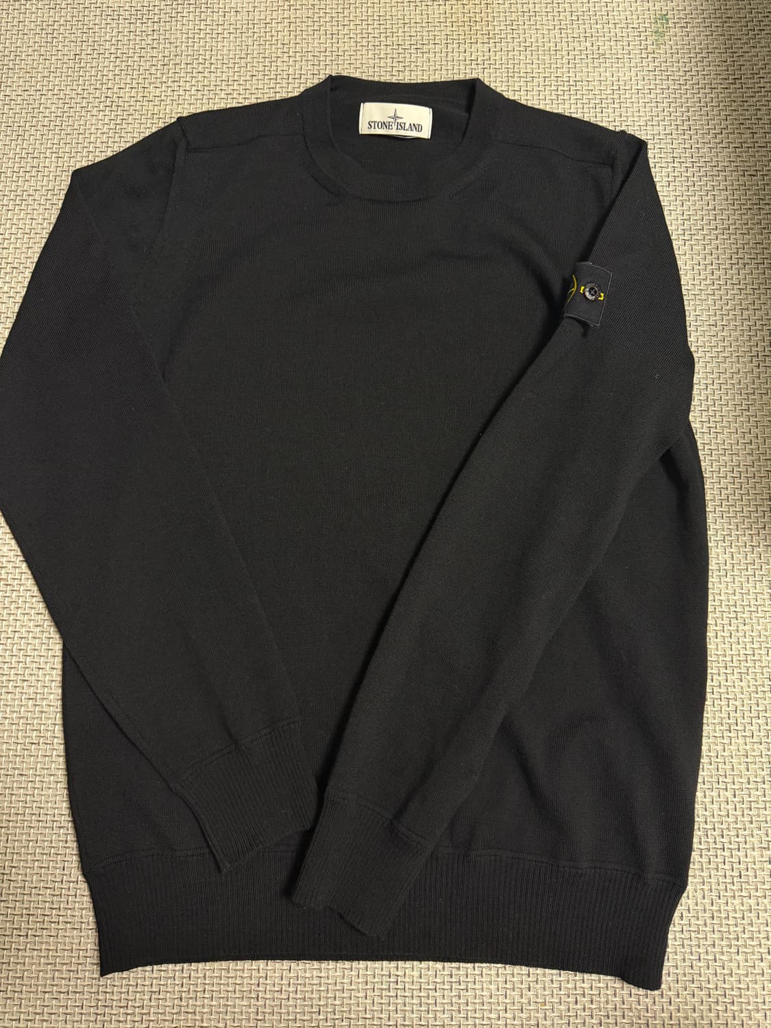 새상품 스톤아일랜드 울니트 블랙 M 상품이미지1