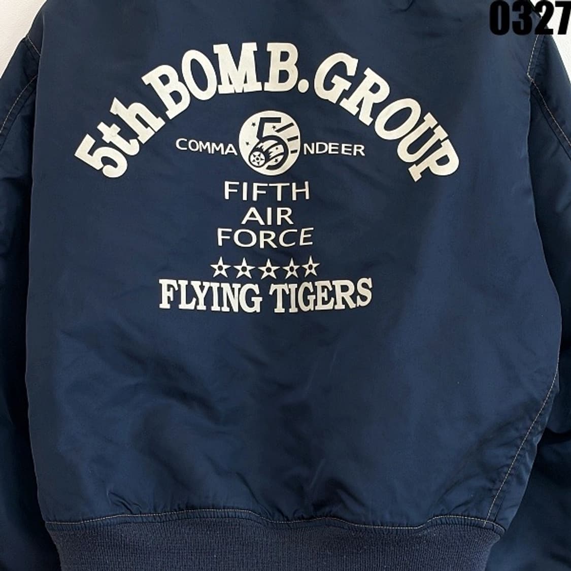 미군 항공 점퍼 MA-1 타입 플라이트 자켓 L 0327  상품이미지9