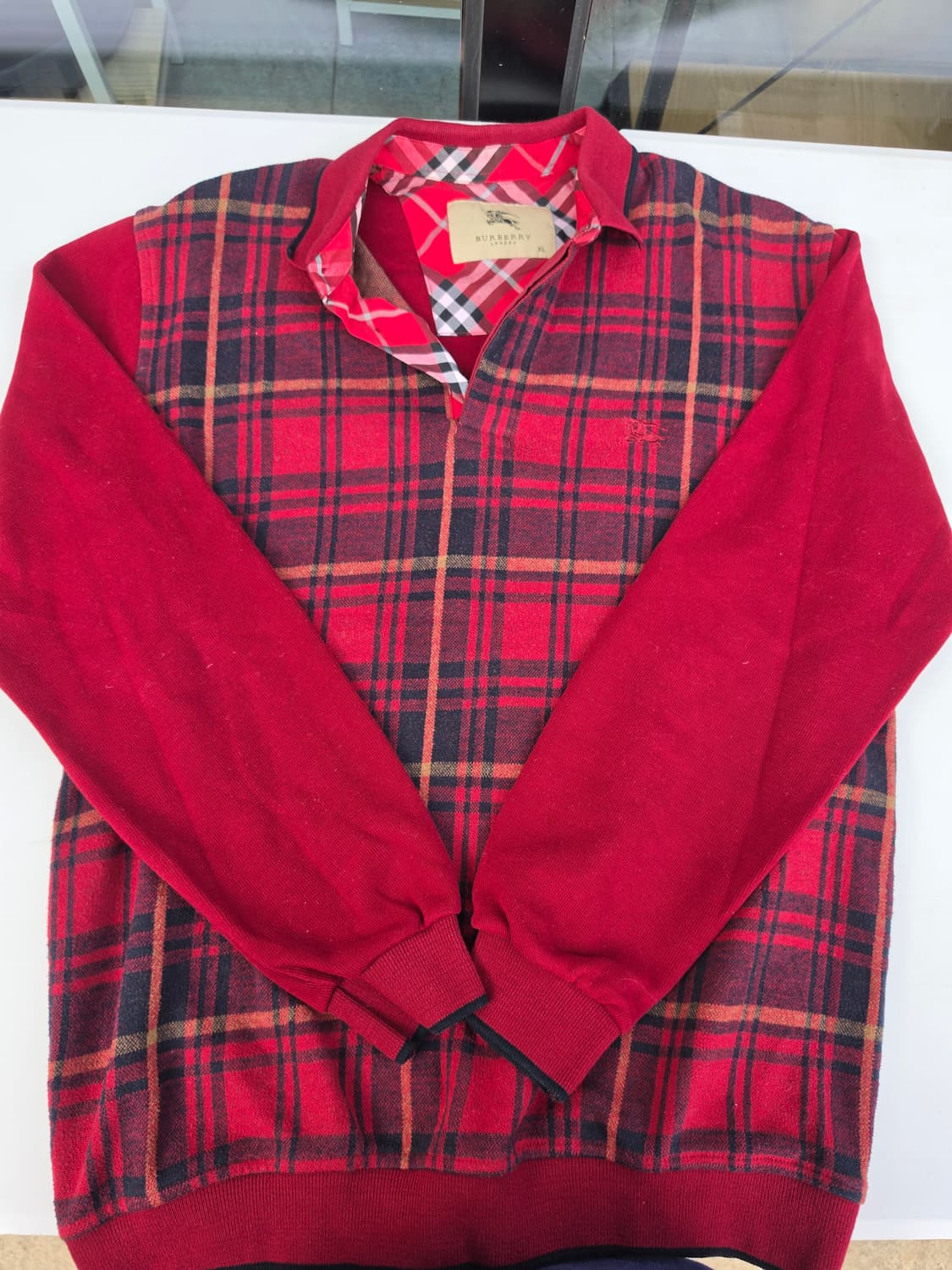 버버리 체크티셔츠 상품이미지1