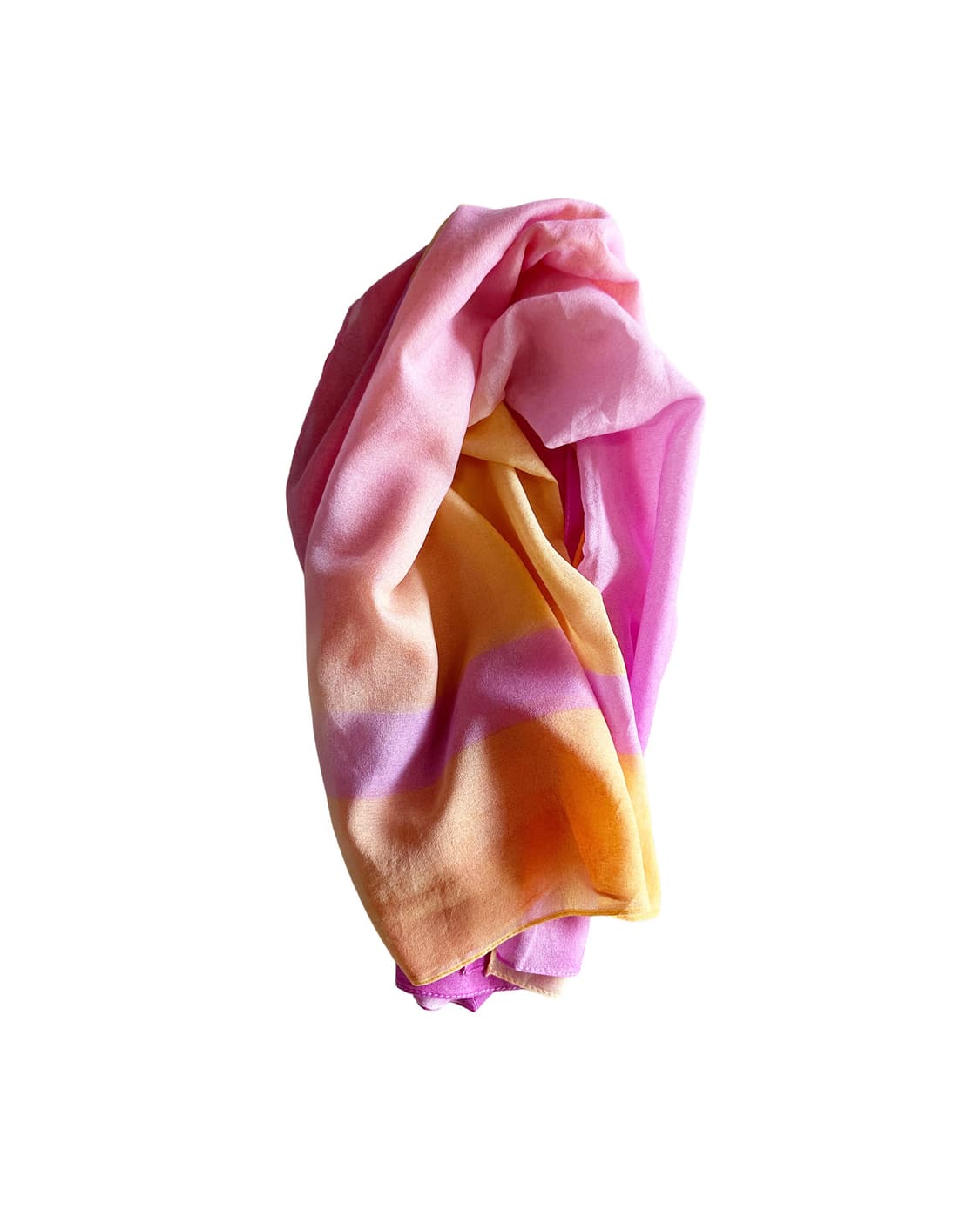 ITALY pink&yellow sheer scarf 상품이미지5