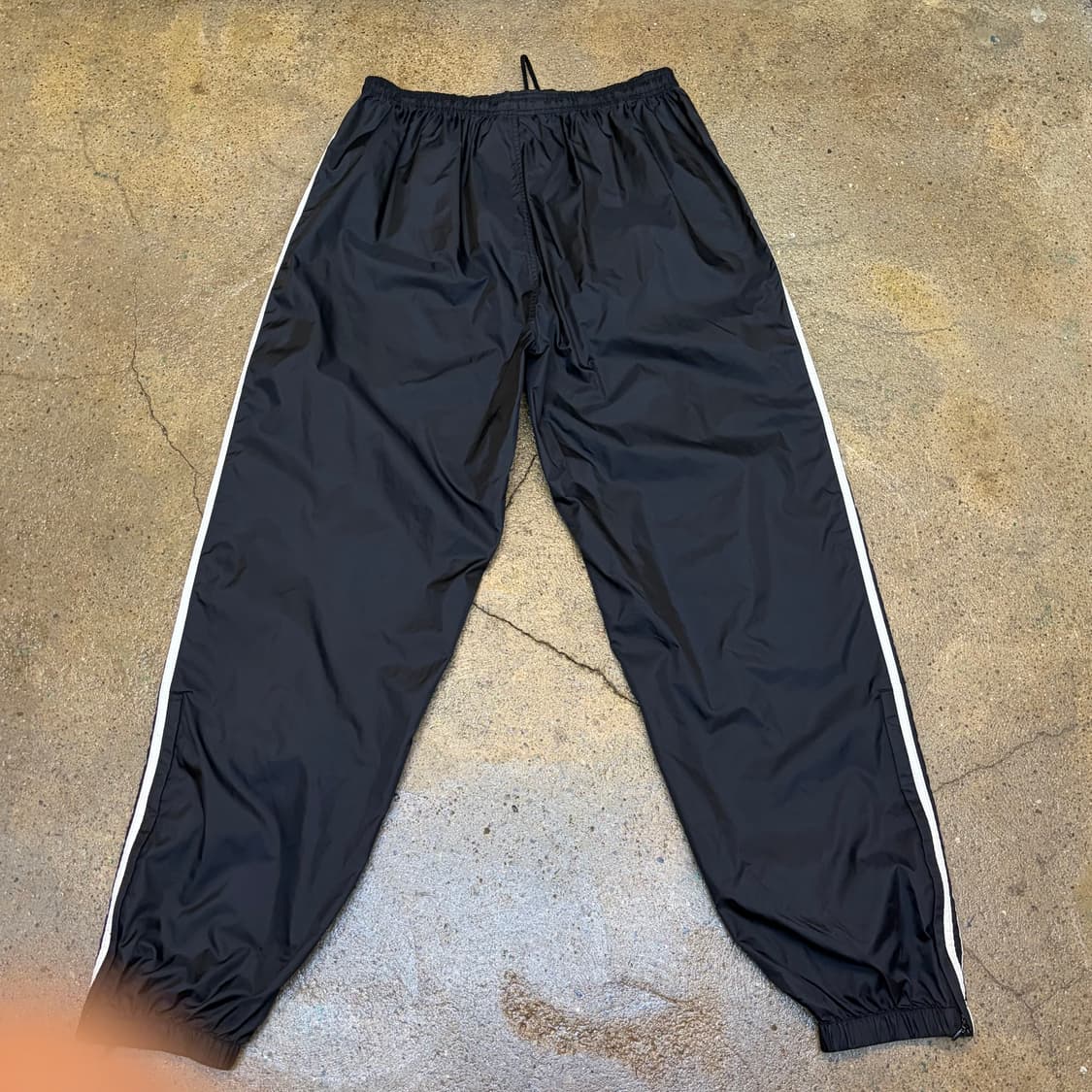 90s USA 아디다스 삼선 츄리닝 트레이닝팬츠 바람막이 팬츠 상품이미지5