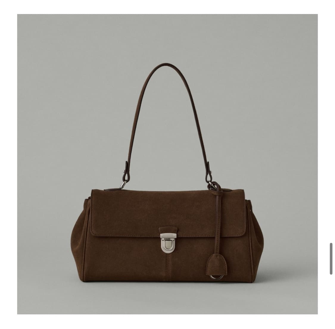 뮤니에 스웨이드 백 MILLO BAG SUEDE_BROWN 상품이미지3