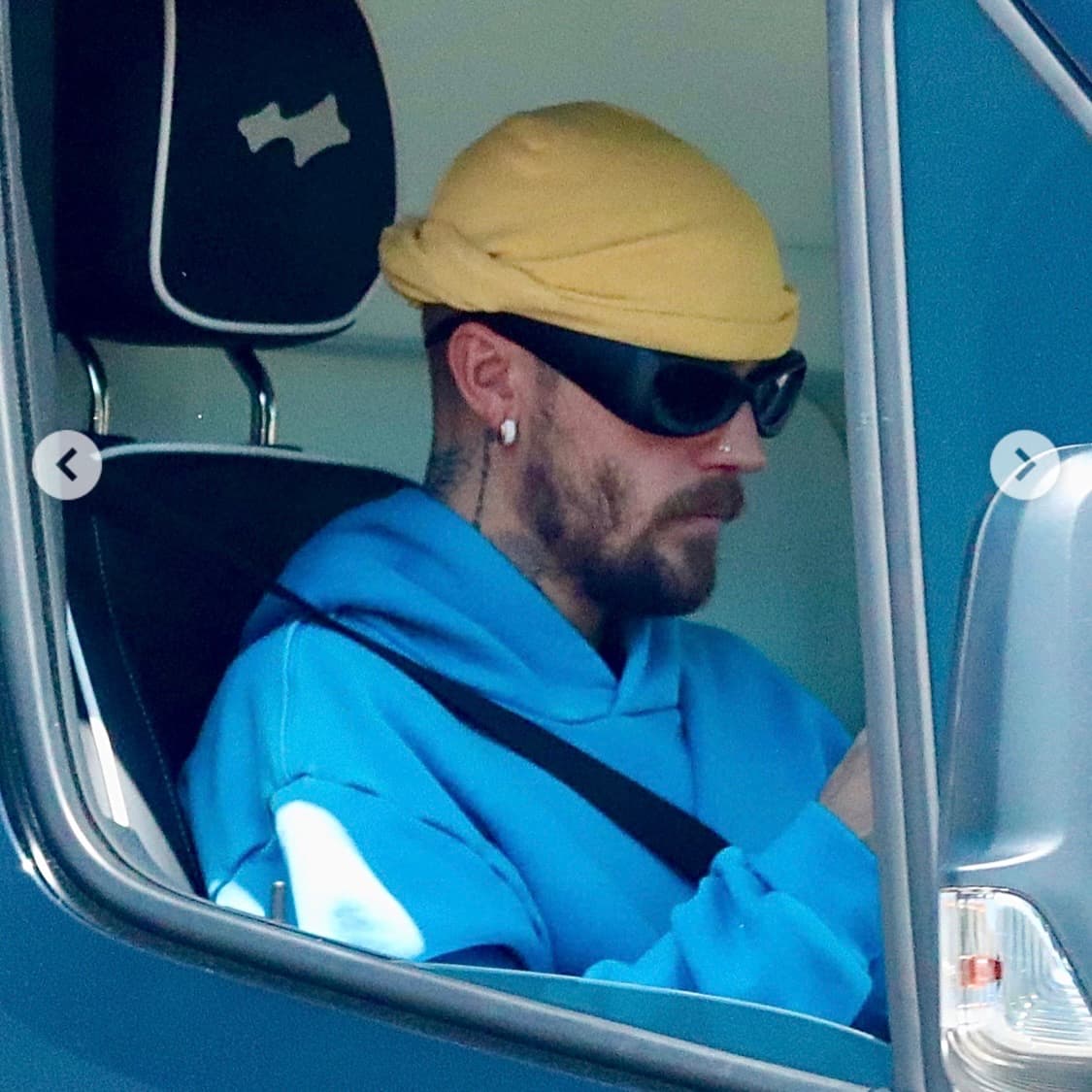 [XL] 00s 빈티지 러셀 후드 블루 상품이미지4