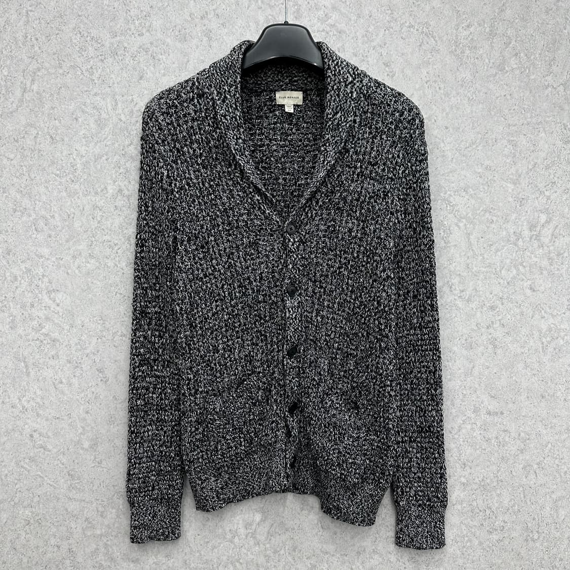 95 한섬 클럽모나코 남자 숄카라 니트 가디건 상품이미지1