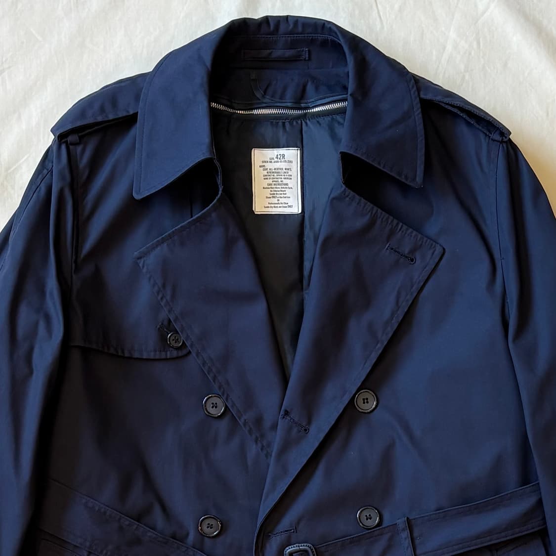 [42R] 데드스탁 90s USAAF All Weather Coat 상품이미지2