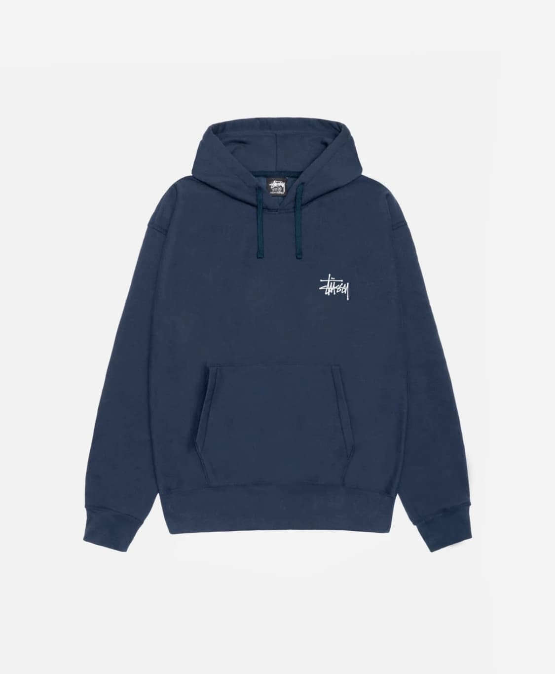 BASIC STÜSSY HOODIE NAVY L 스투시 후디 네이비 상품이미지2