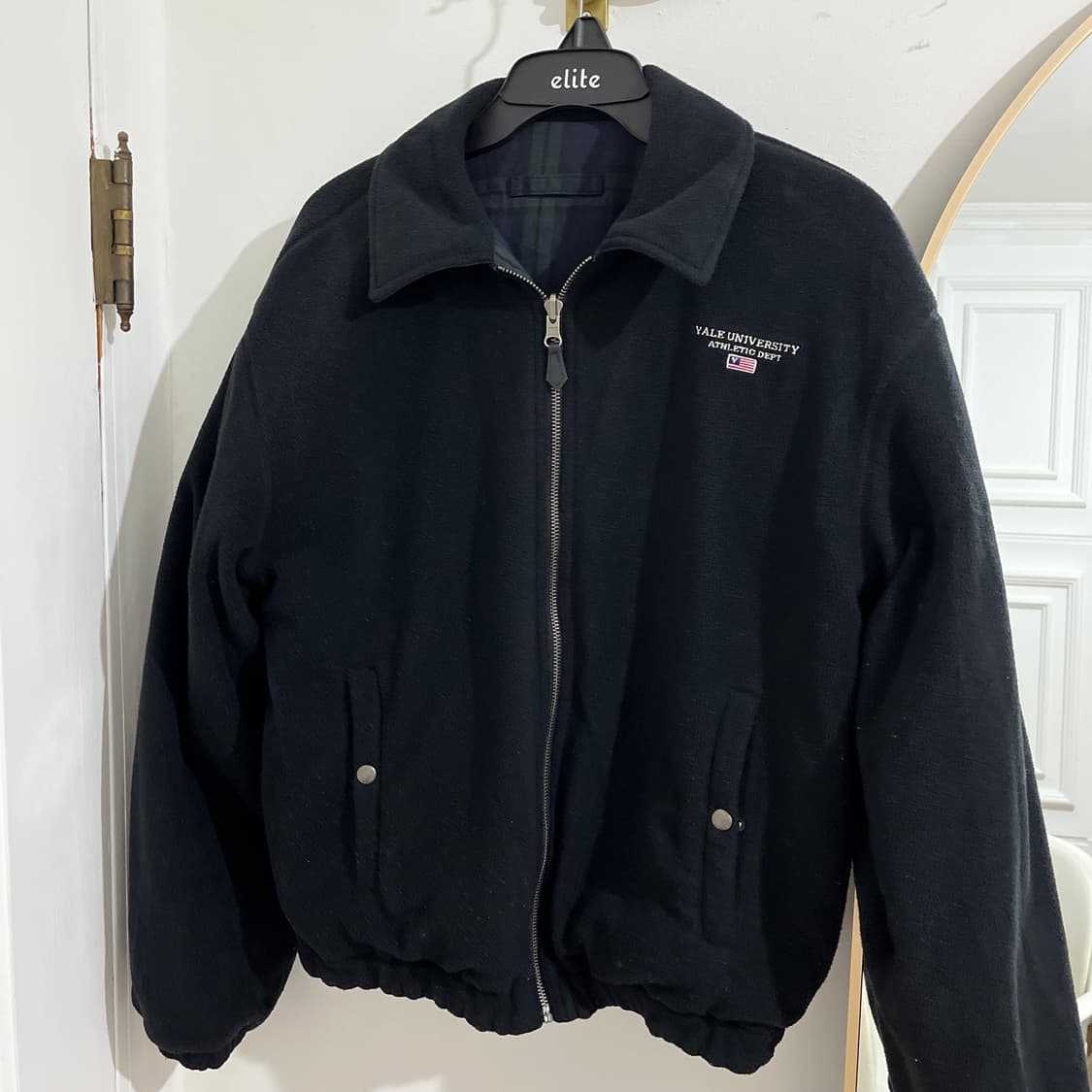 Yale 예일 리버시블 후리스 블루종 자켓(S/거의새상품) 상품이미지1