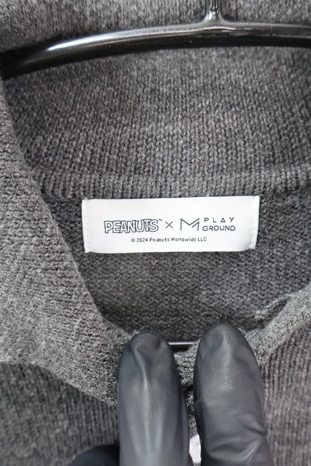 PEANUTS × PLAYGROUND 니트 폴로탑 상품이미지6