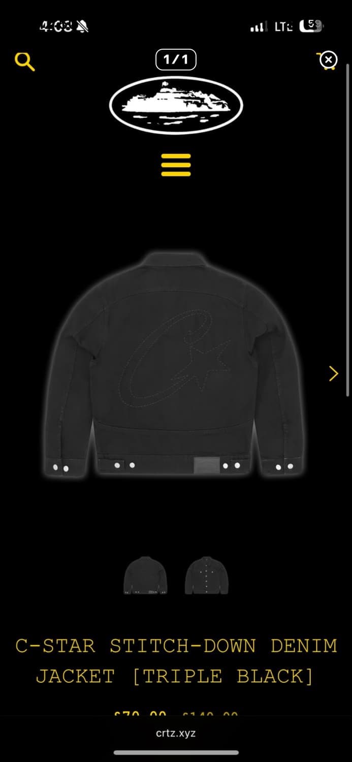 코르테이즈 스티치 데님 자켓s 상품이미지1