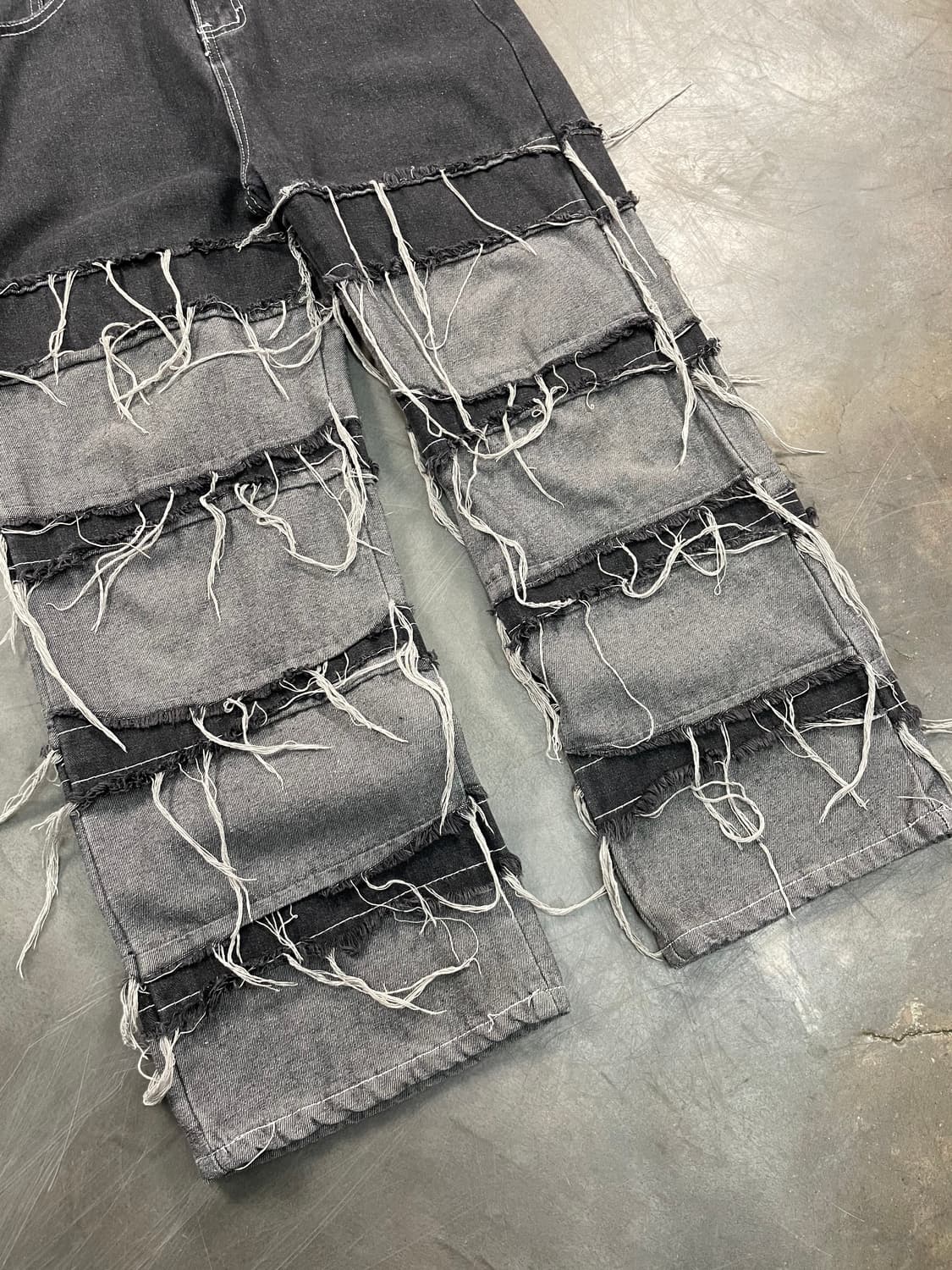 빈티지 그런지 데님 팬츠 상품이미지2