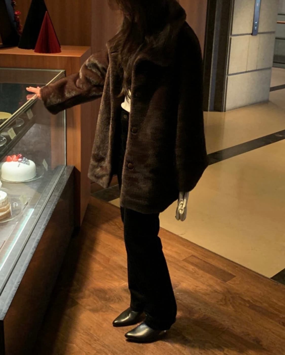 파운더스 울먼 하프 퍼 코트 상품이미지4