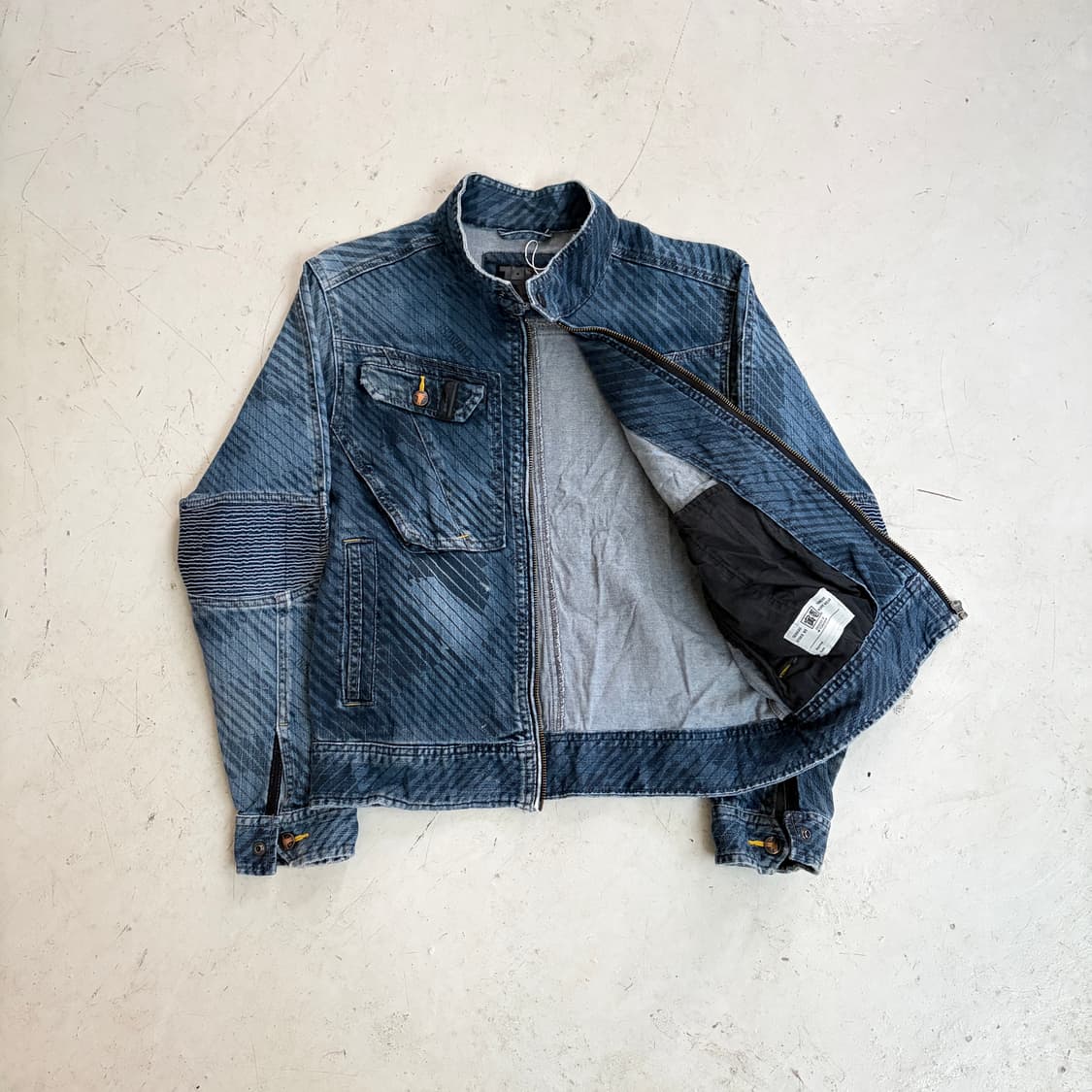 Toraichi 토라이치 8980 빈티지 데님 라이더 자켓 M 상품이미지6