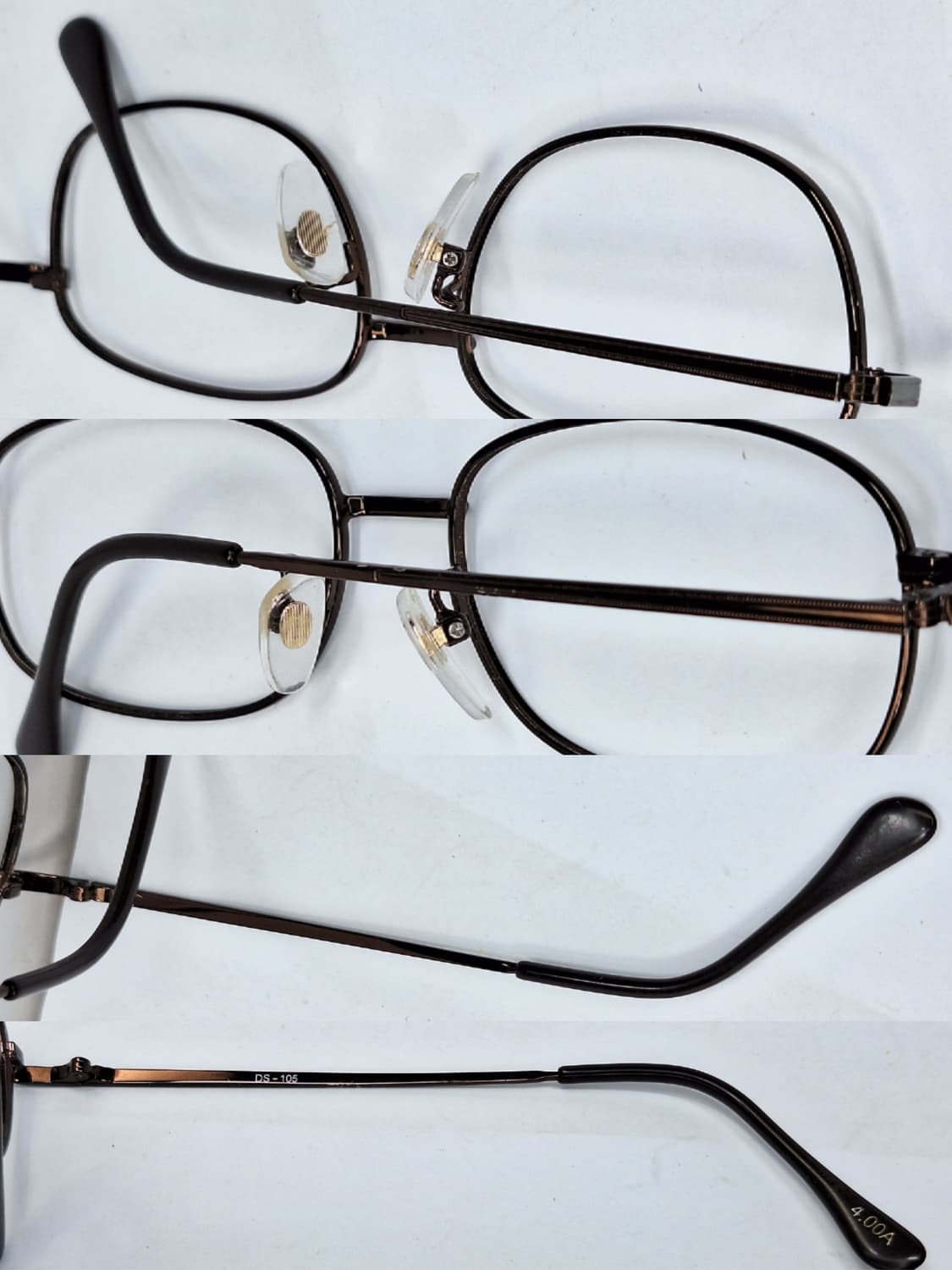 브라운 메탈 안경 안경테 DS-105 일본 수입 빈티지 레트로 클래식 상품이미지9