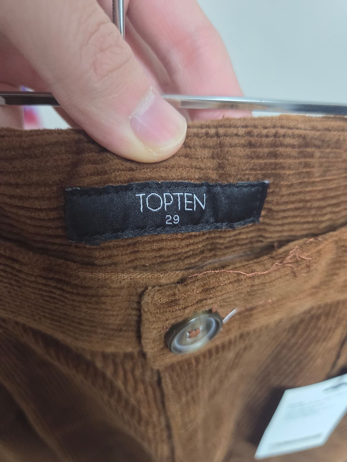 Topten 코듀로이 팬츠 브라운 상품이미지3