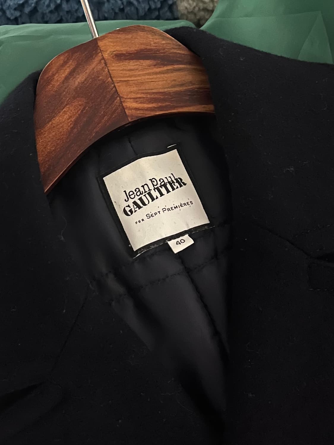 JEAN PAUL GAULTIER  자수 디테일 울 숏 피코트 상품이미지8