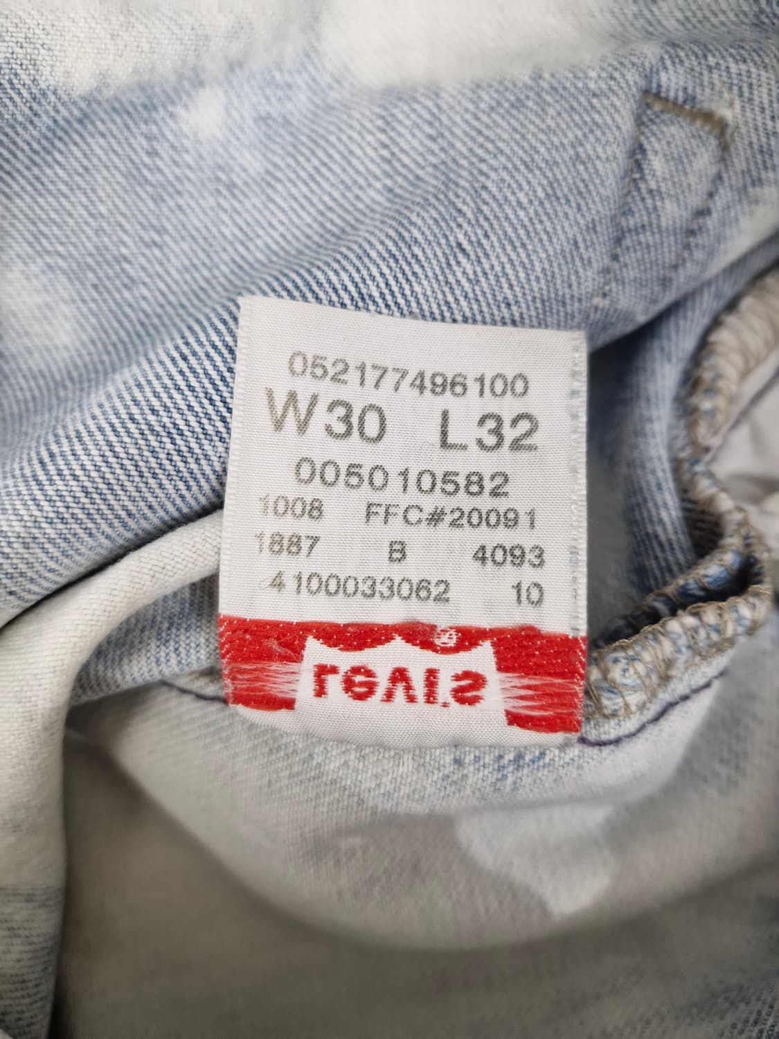 Levi's 리바이스 501 타이다이 워시드 데님 팬츠 상품이미지8