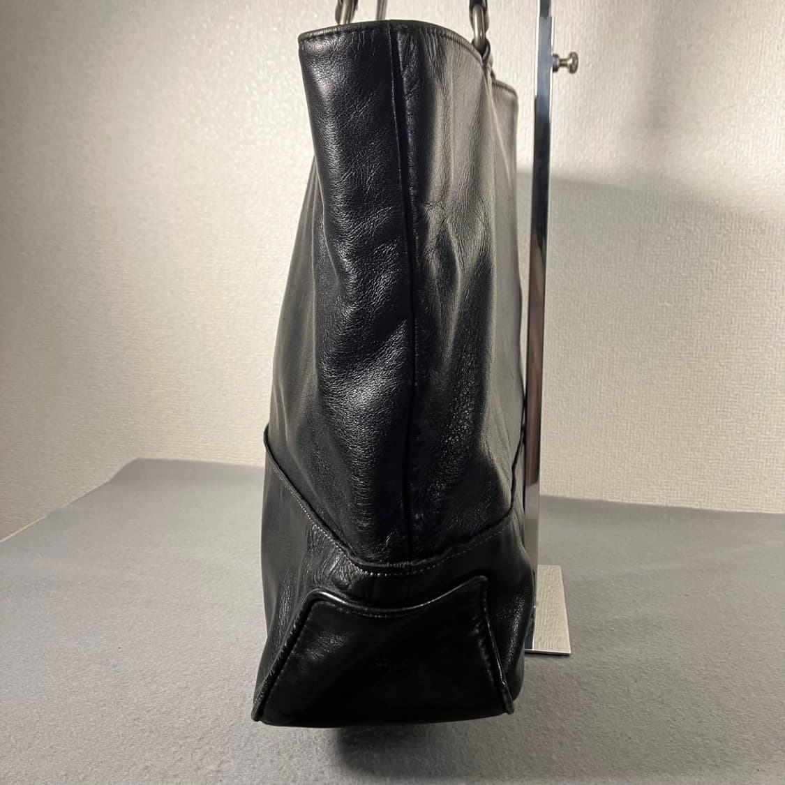 랑방 온 블루 소가죽 재팬 러거지 토트백 상품이미지4