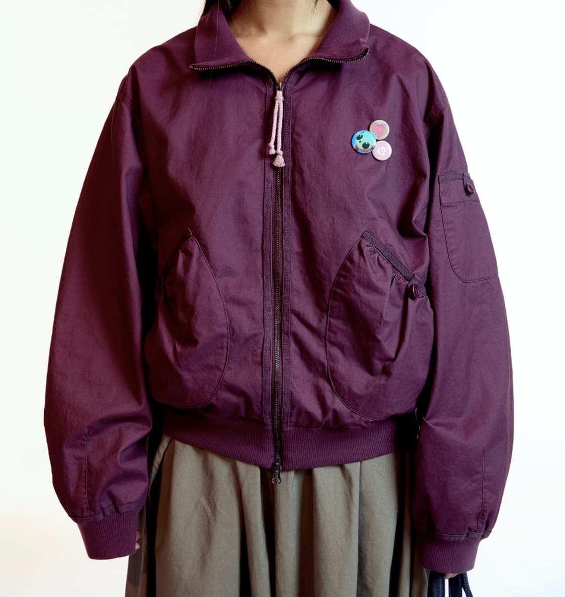 코이세이오 더스티 코튼 봄버 1사이즈 상품이미지2