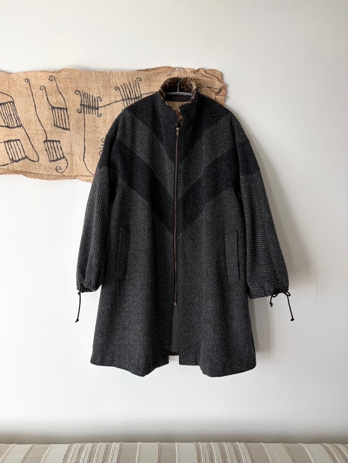 wool zip-up coat 상품이미지1