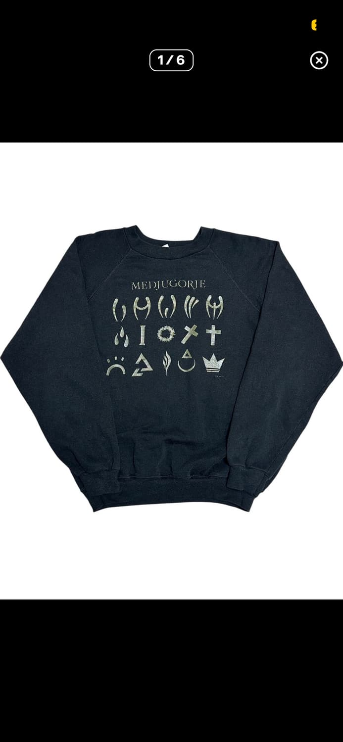 성모 마리아 메주고리예 헤인즈 스웻셔츠 상품이미지1