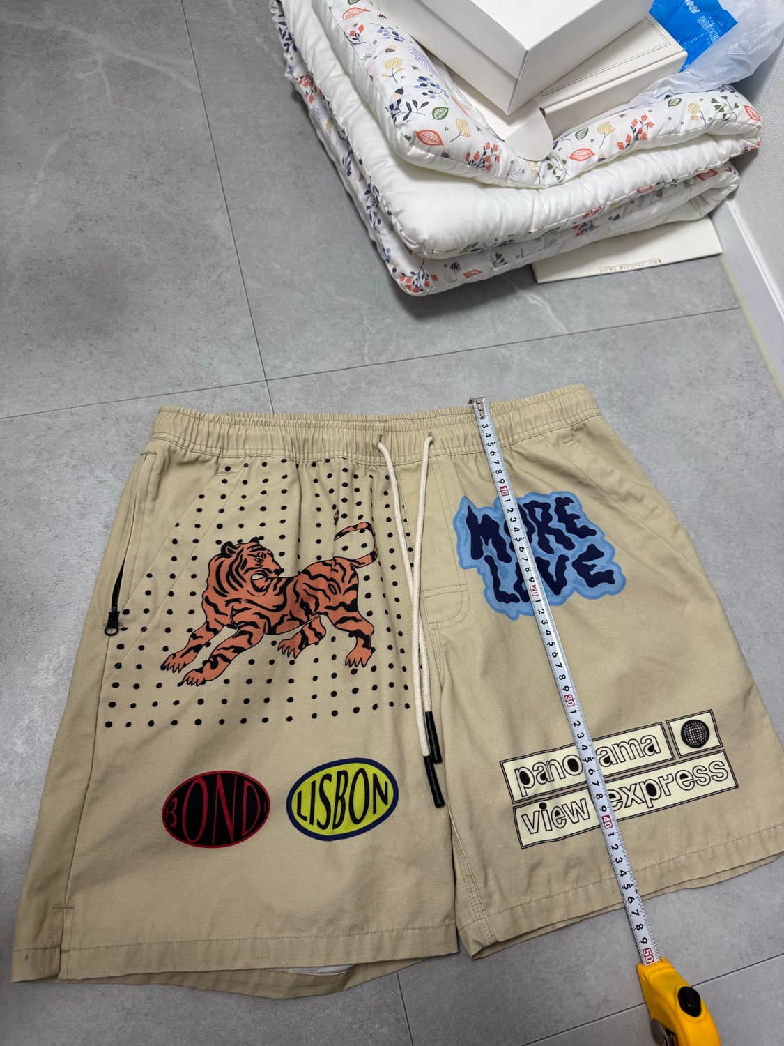 Oas 패치 타이거 러브 컨버스 숏츠 xl사이즈 드레익스 파타고니아배기스 상품이미지1