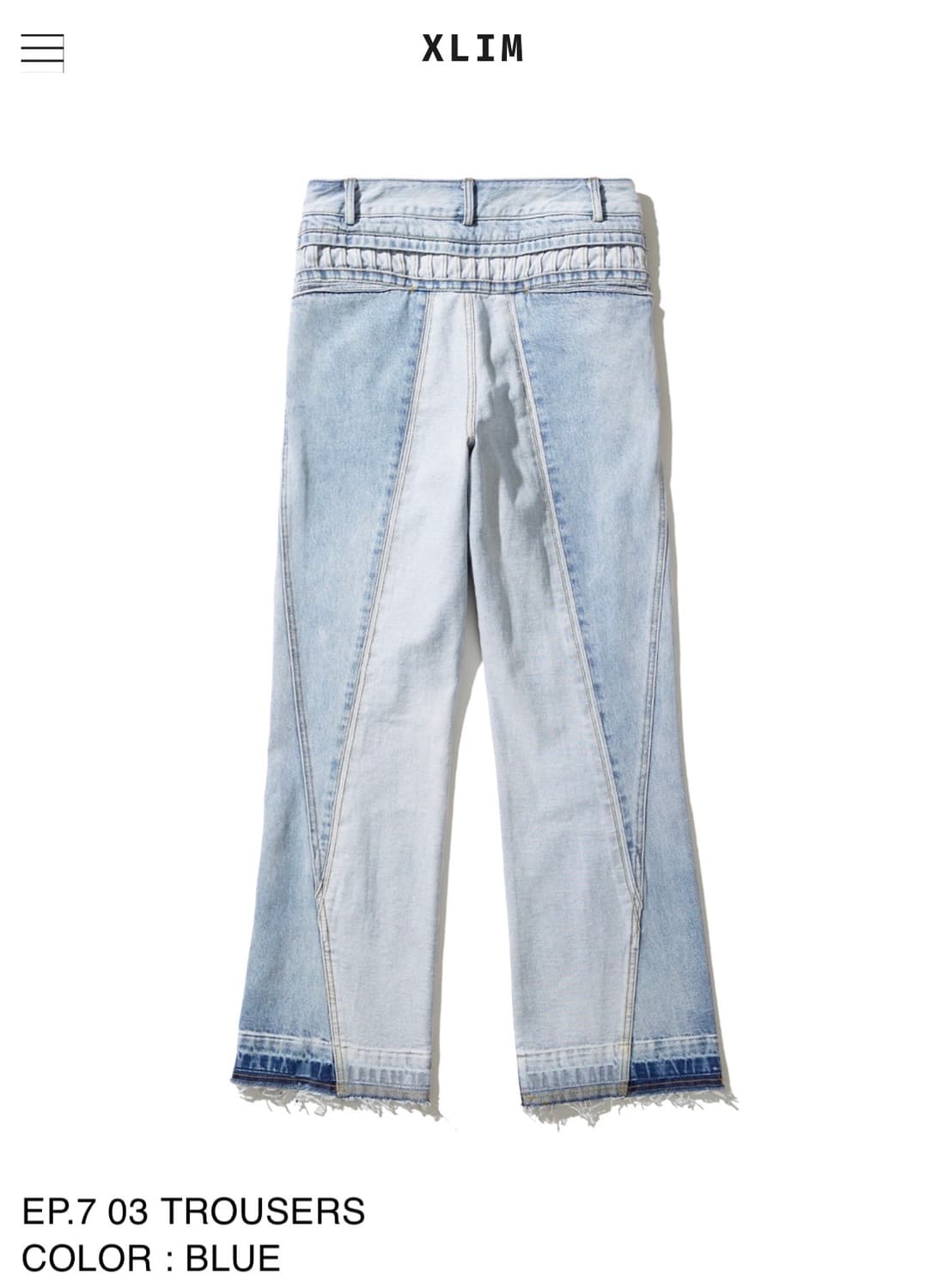 XLIM EP.7 03 TROUSERS  상품이미지2