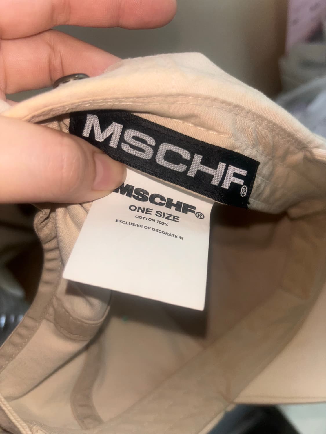 미스치프 롬버스 코튼 볼캡  상품이미지2