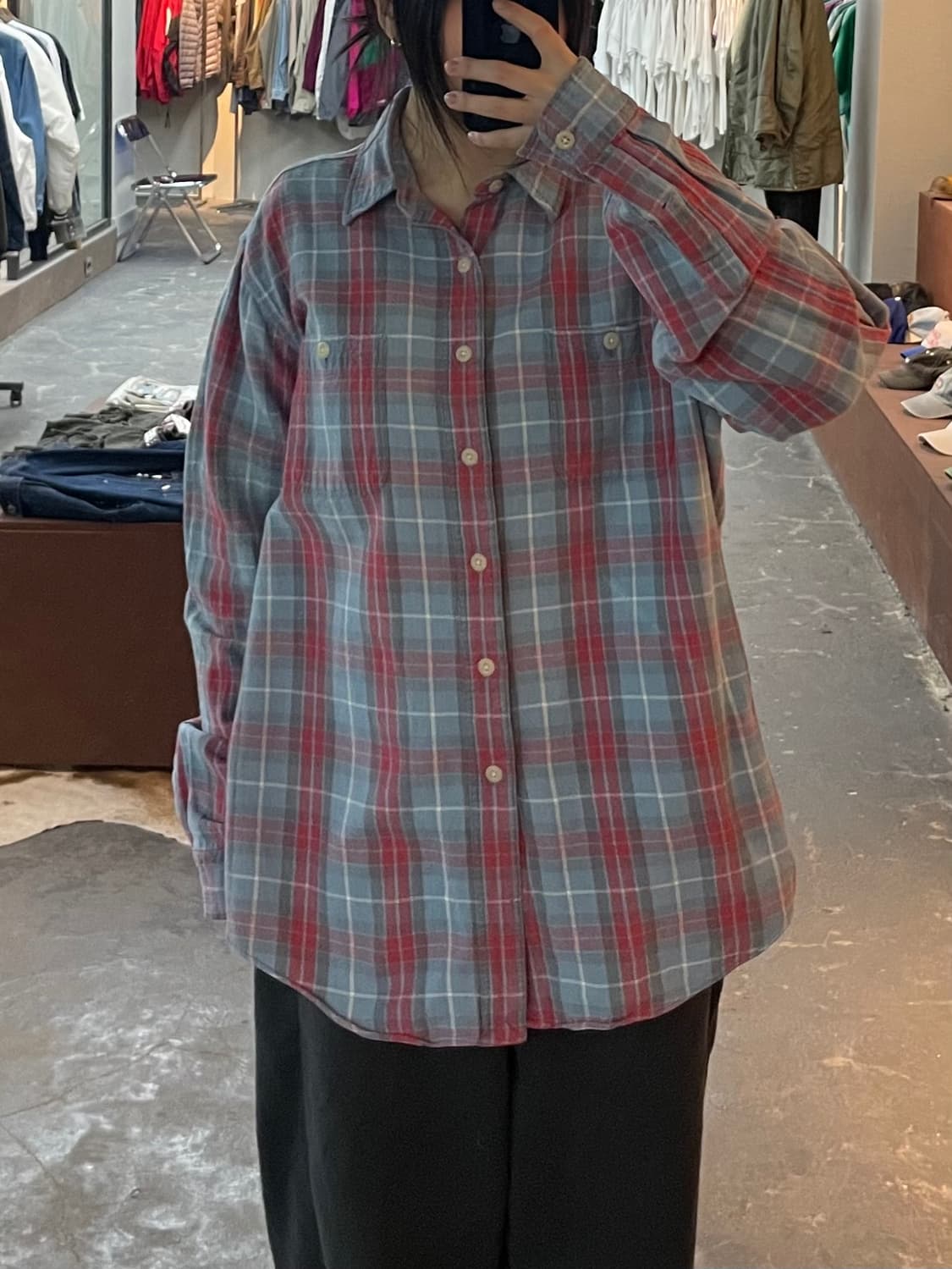 폴로 랄프로렌 체크 플란넬 셔츠 H2137 상품이미지1