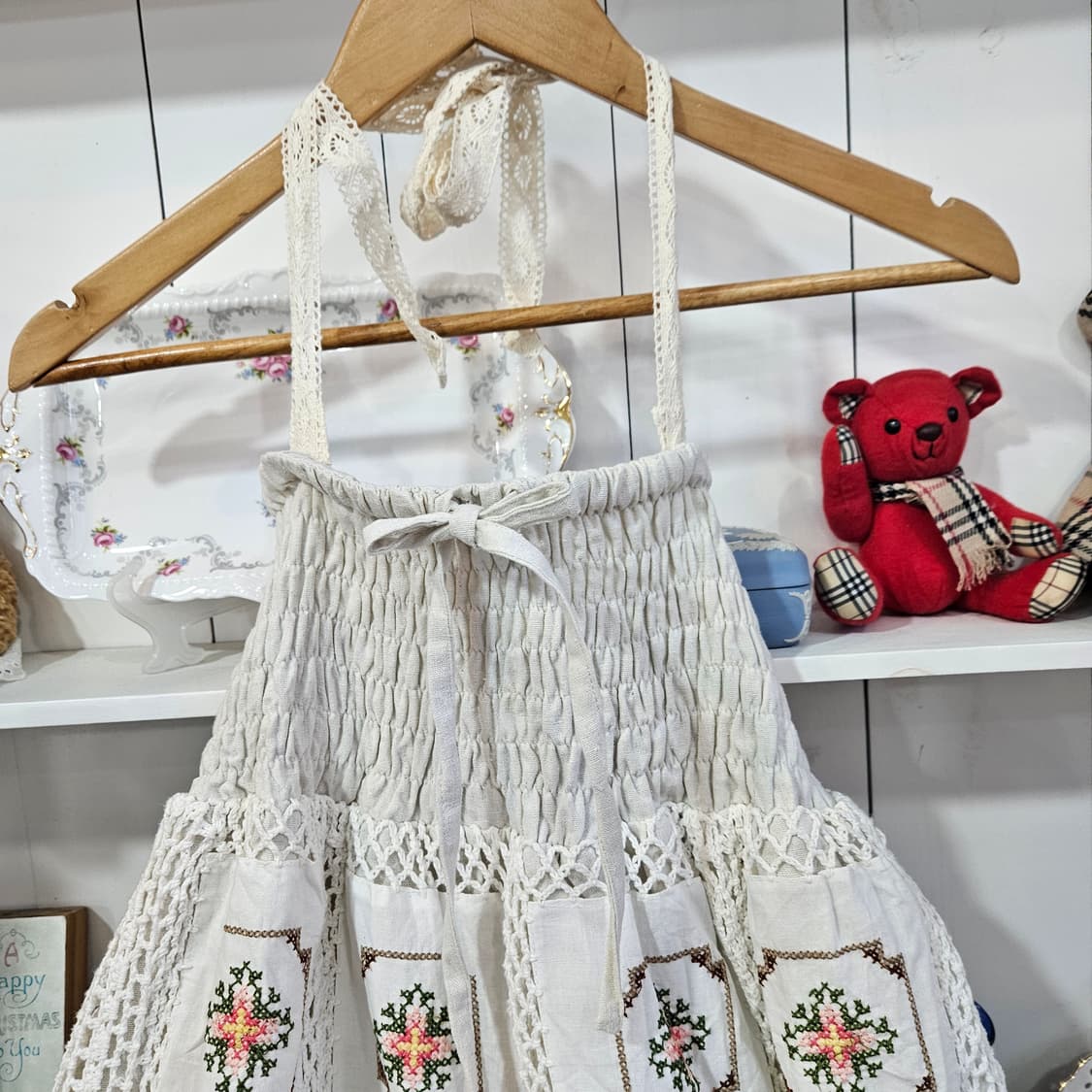 빈티지 아일렛 자수 크로쉐원피스 상품이미지3