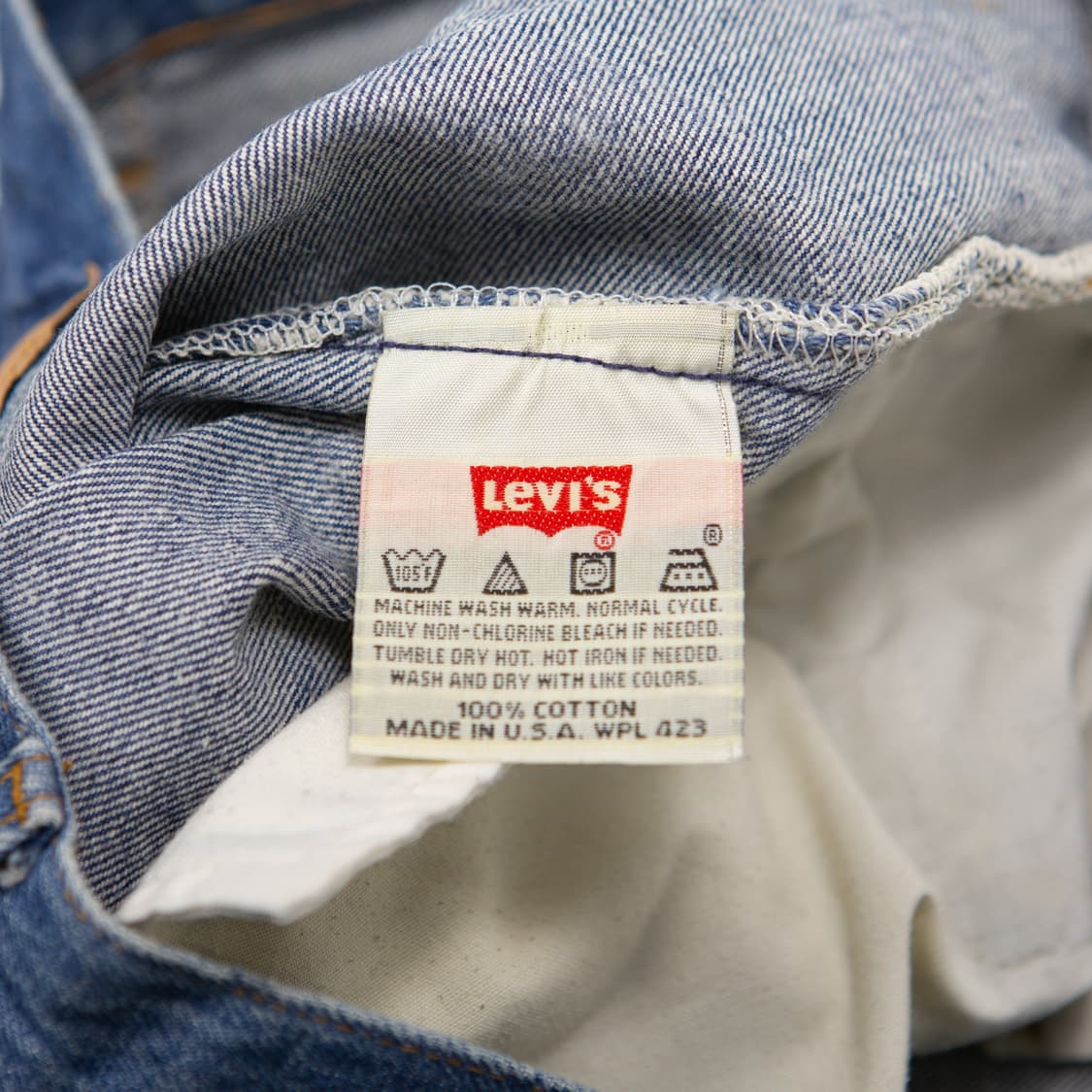 90s 리바이스 501 스트레이트 핏 데님 팬츠 34 상품이미지9