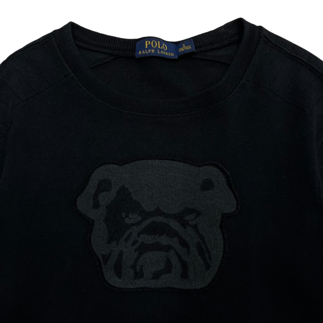 폴로 랄프로렌 불독패치 블랙 맨투맨 S 상품이미지4