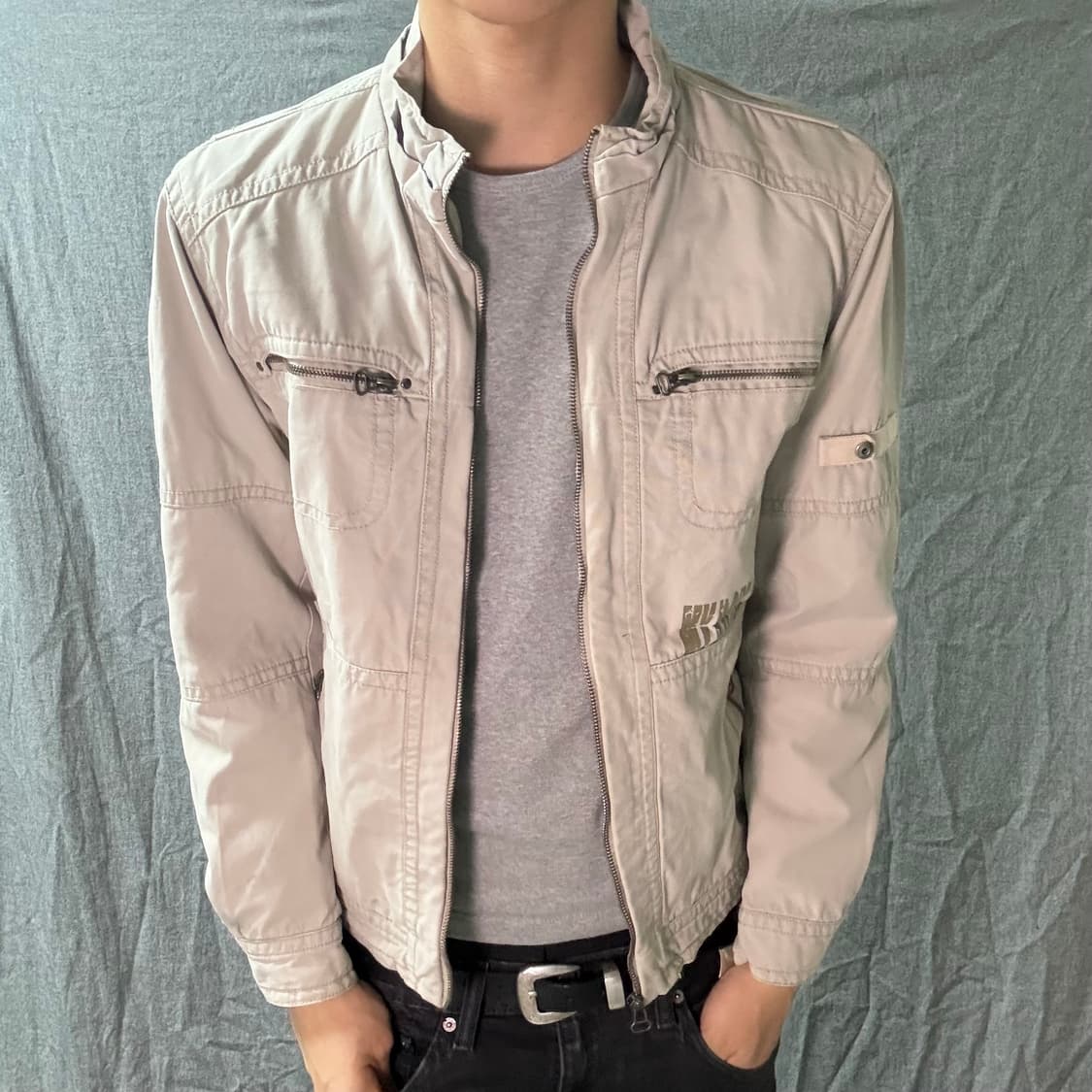 y2k vintage rider jacket 상품이미지4