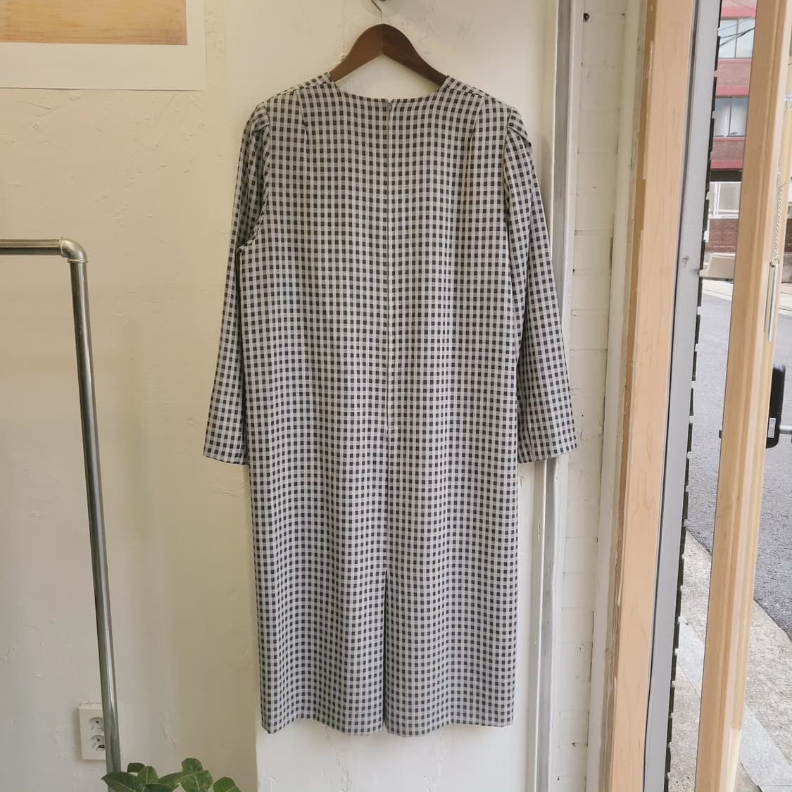 Groumere 빈티지 체크 원피스 상품이미지5