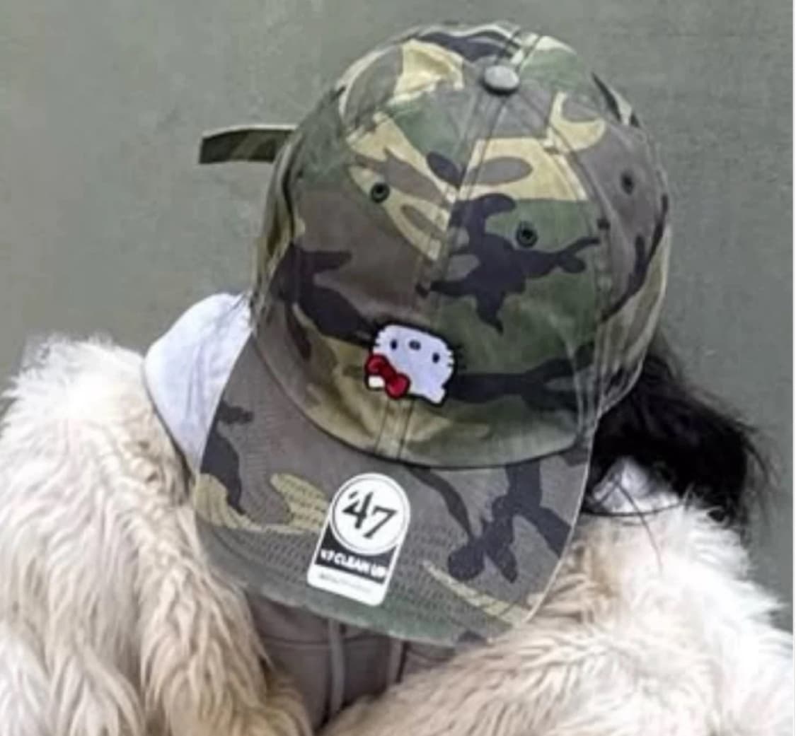 nptsss 헬로키티 47볼캡 밀리터리 모델입니다  상품이미지5