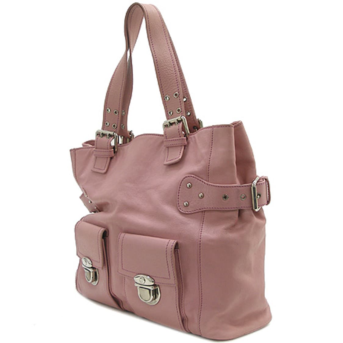 마크제이콥스 투 포켓 베네치아 숄더백 핑크 상품이미지3