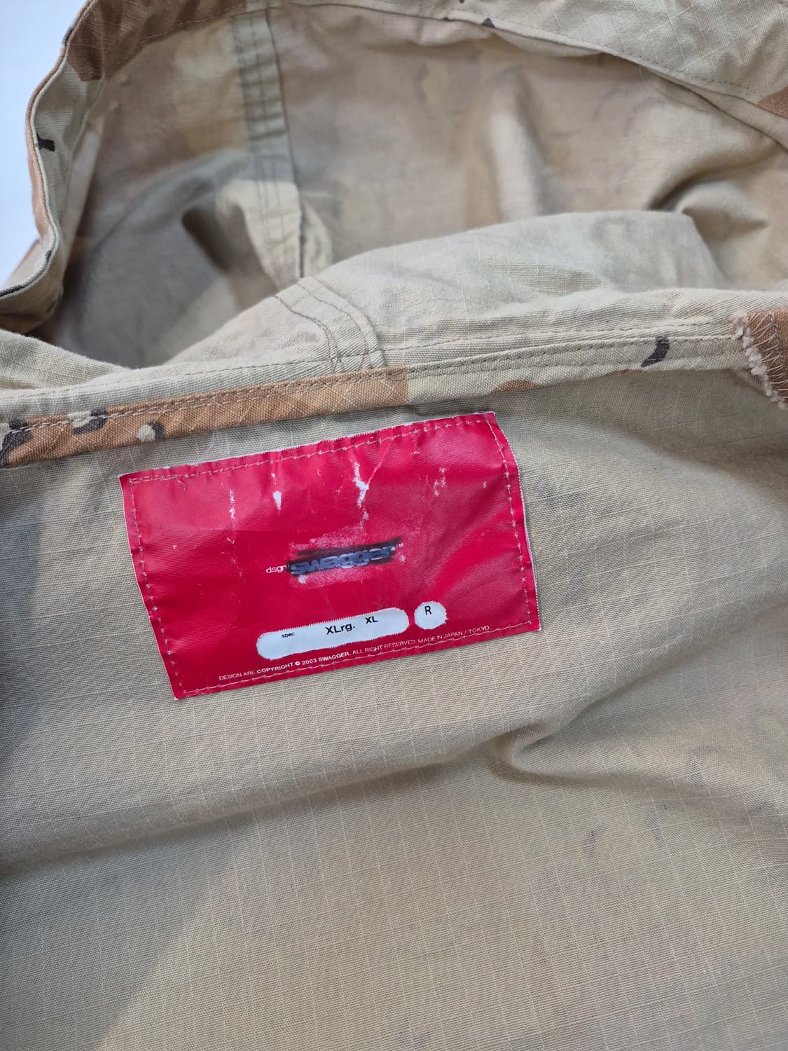 XL)사막 패턴 남성 후드야상자켓 상품이미지9