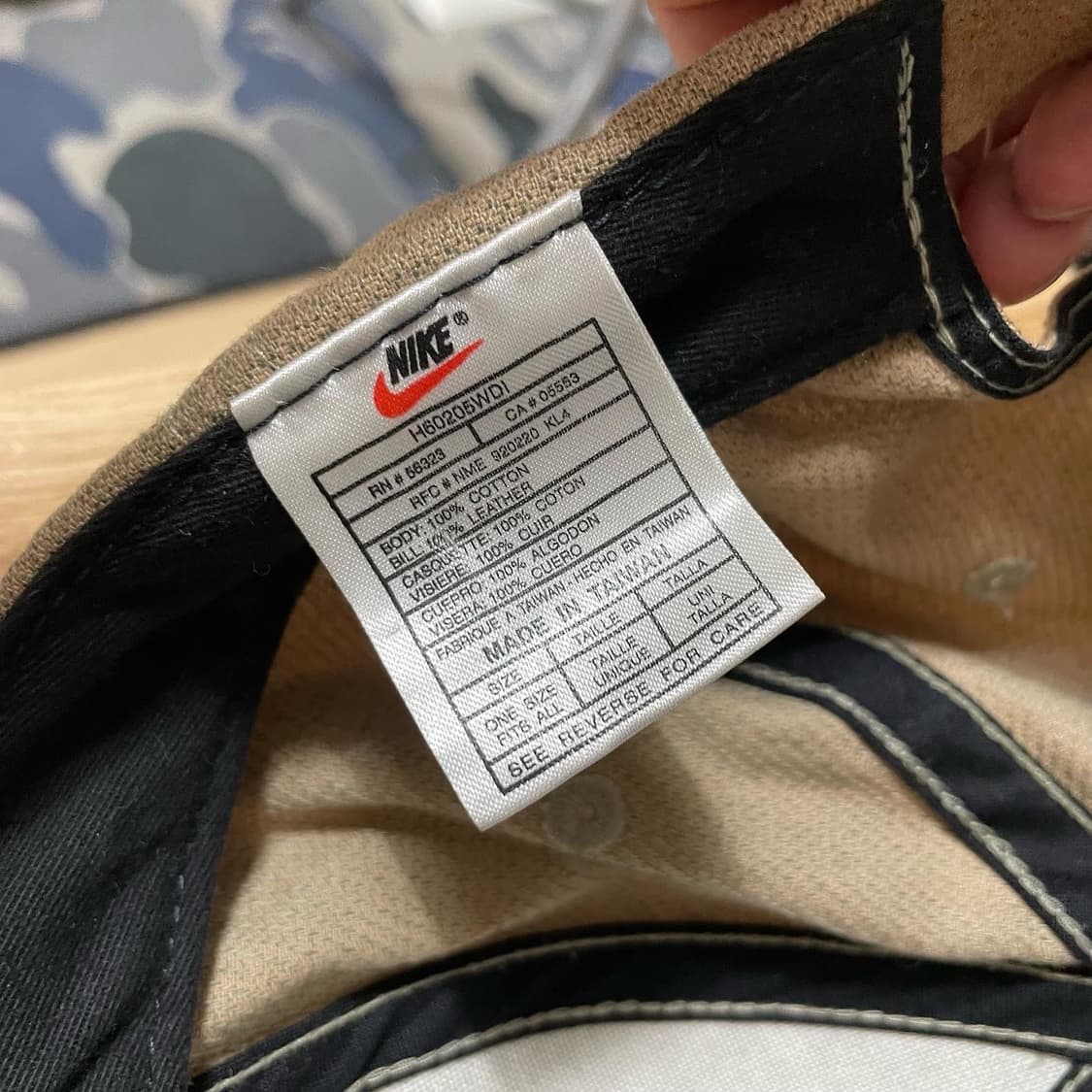 1990s 나이키 가죽챙 캡 상품이미지6