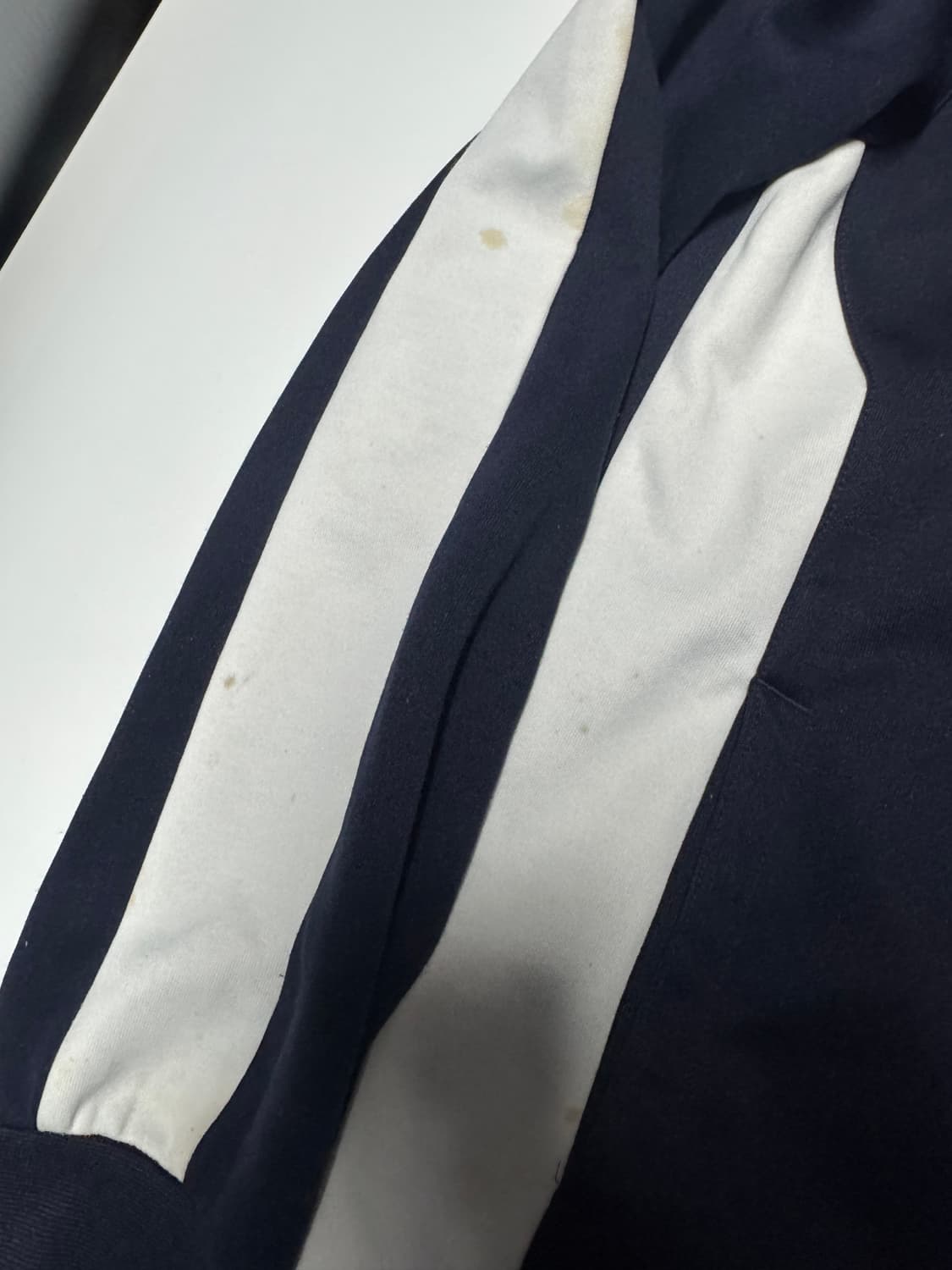 푸마 puma 더블 로고 올드스쿨 집업 져지 XL 네이비 상품이미지5