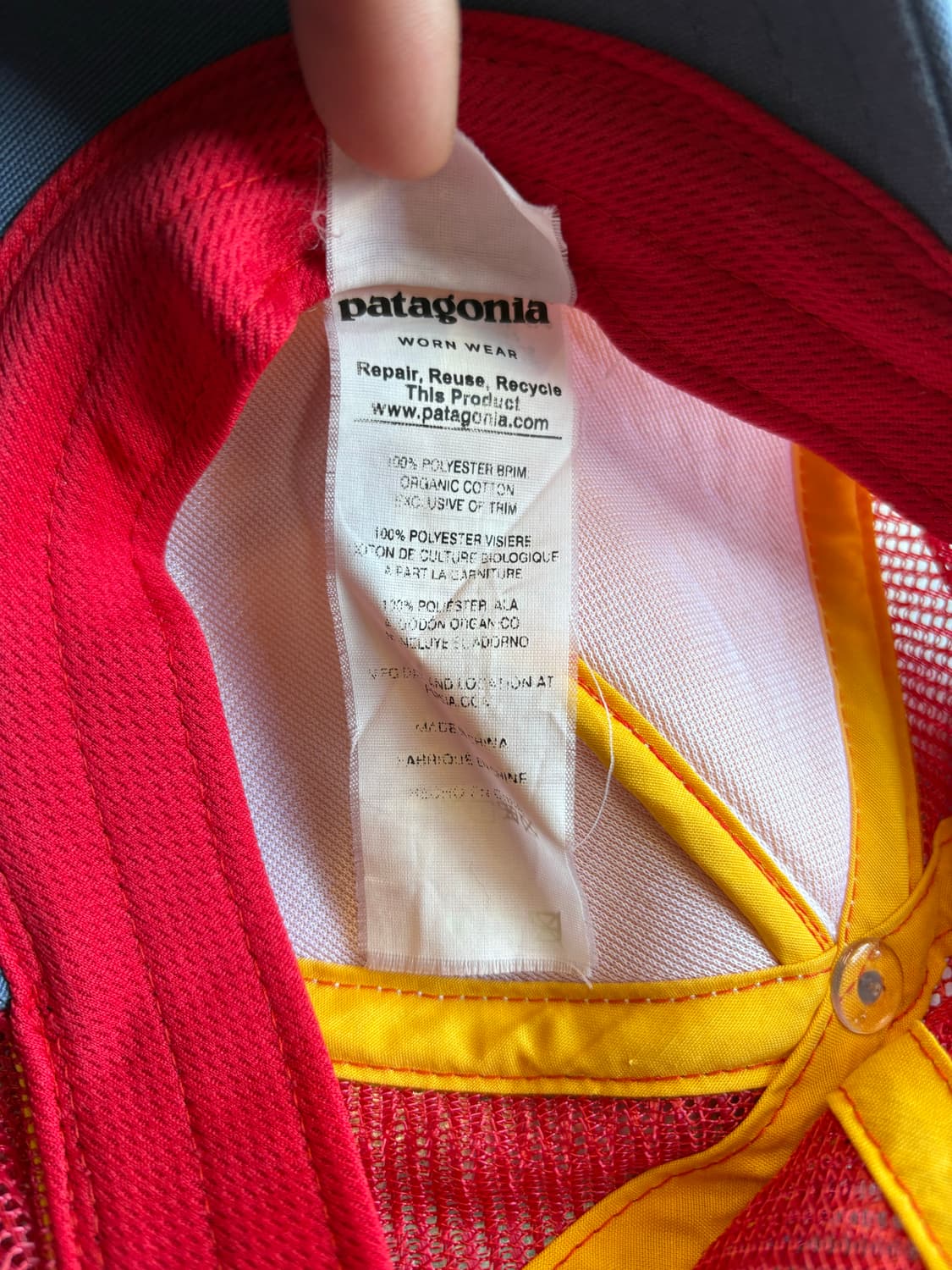 Patagonia 빈티지 서핑 나무늘보 메쉬 캡 상품이미지5